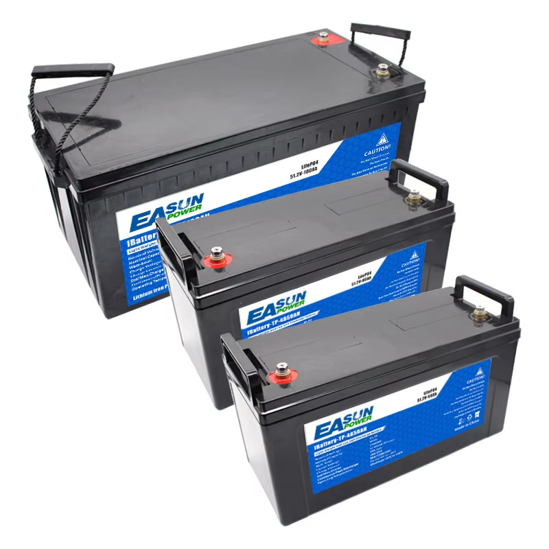EASUN Power LiFePO4バッテリー 100Ah - Grid Tie Inverter Limiter 2000W のレビューと価格