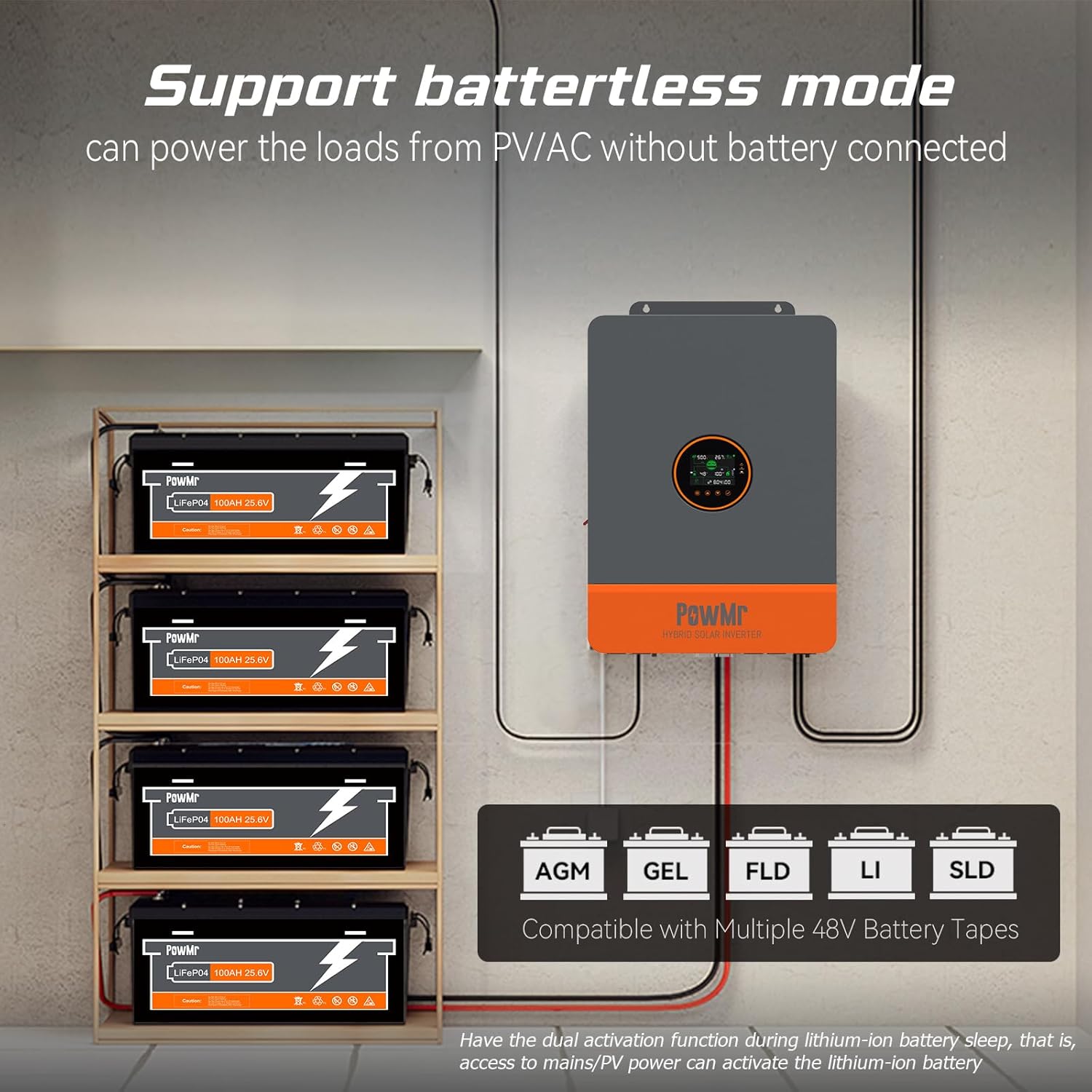 PowMr 16KW 10KW スプリットフェーズインバータ - Split Phase Inverter 10Kw 110V 220V のレビューと価格