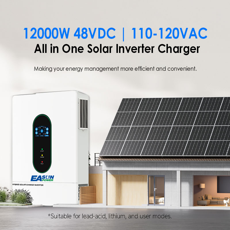 EASUN POWER US 12KW 12000W スプリ - Grid Tie Inverter Limiter 2000W のレビューと価格