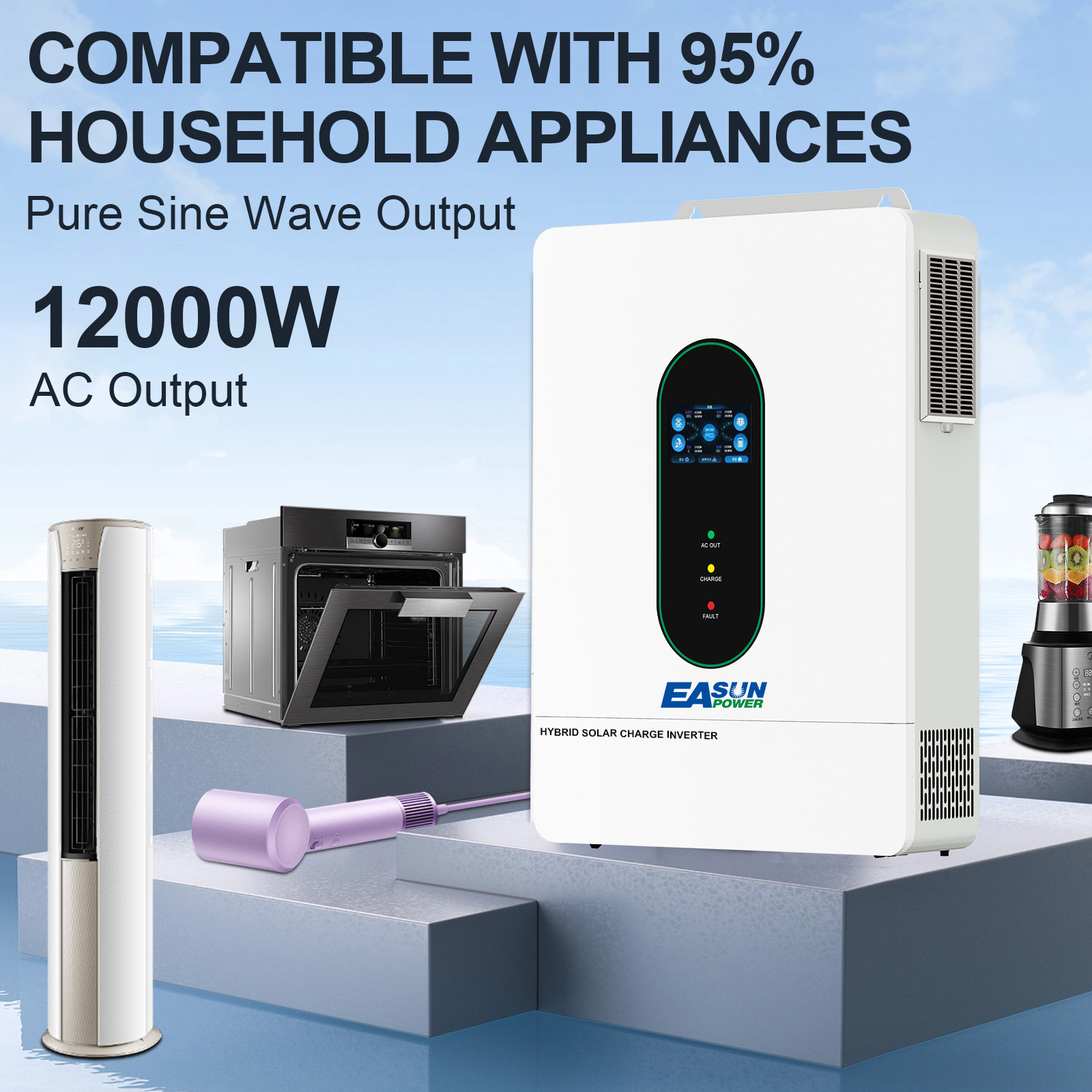 EASUN POWER 12KW単相系統連系型ソーラーインバ - Grid Tie Inverter Limiter 2000W のレビューと価格